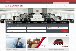 Air Canada Launches Re-Designed Web Site