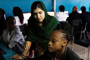 Celebrity Gives Back, Supports Malala Fund