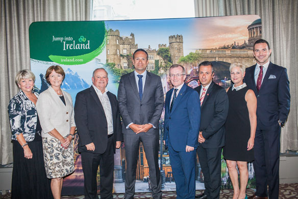 Irish PM talks tourism with the trade