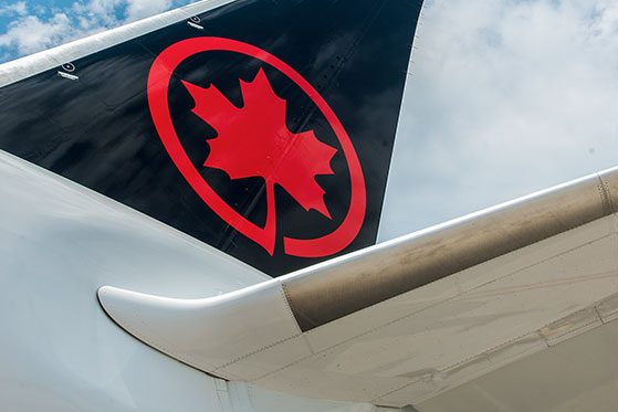 Air Canada stock tops among North American network carriers