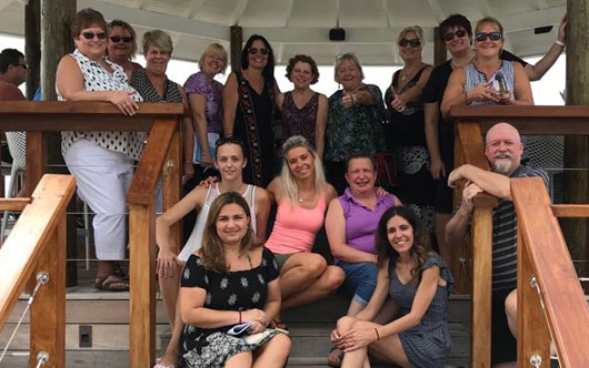 Over the water at Sandals