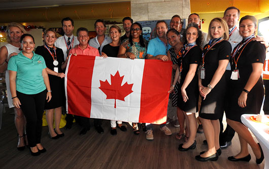 Sunwing celebrates in Bonaire