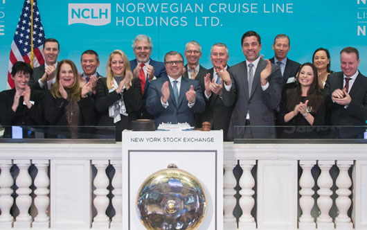 Norwegian rings the bell!