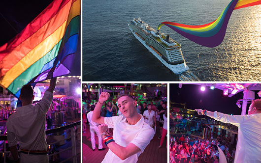 Celebrity hosts Pride Party at Sea