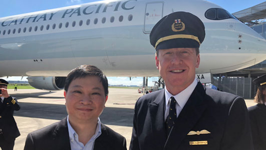 Cathay Gets First Airbus A350-1000
