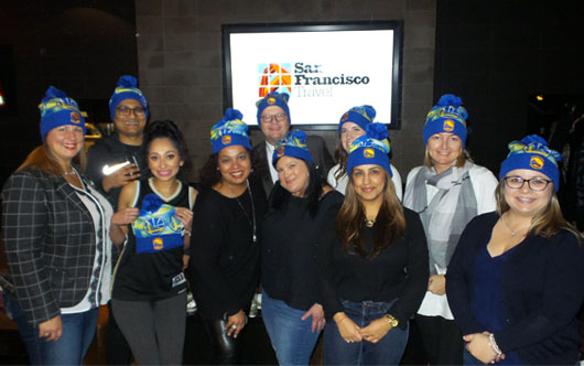 On the court with San Francisco Travel