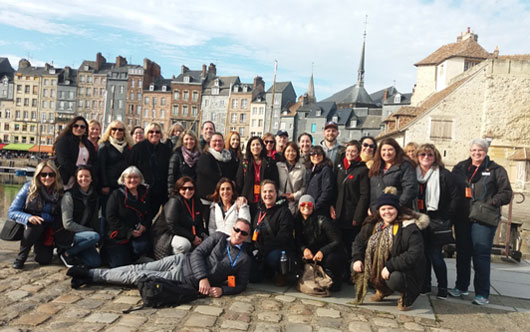 Trafalgar hosts agents in France