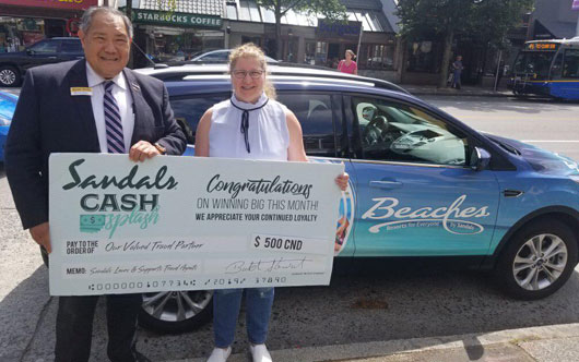 Making a Splash with Sandals