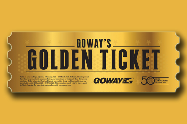 Goway Celebrates By Giving Away Gold