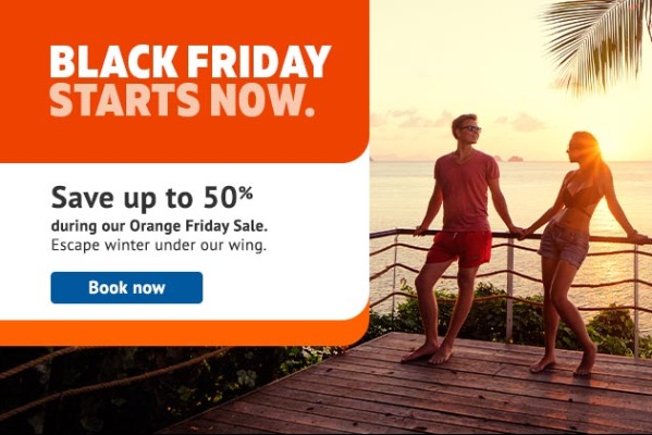Sunwing Launches “Orange Friday Sale” Early