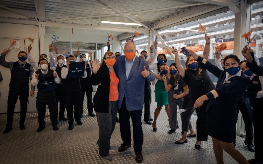 Rotterdam Departs On Maiden Voyage From Amsterdam