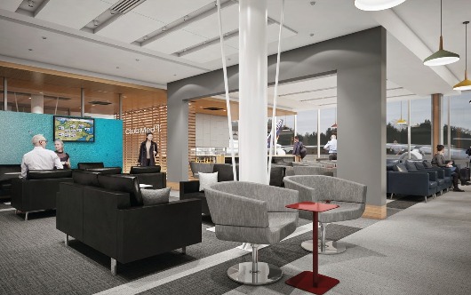 Club Med Sponors VIP Lounge At Quebec City Airport