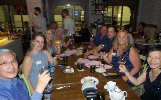 Canadian Agents Enjoy Dinner Onboard Odyssey of the Seas