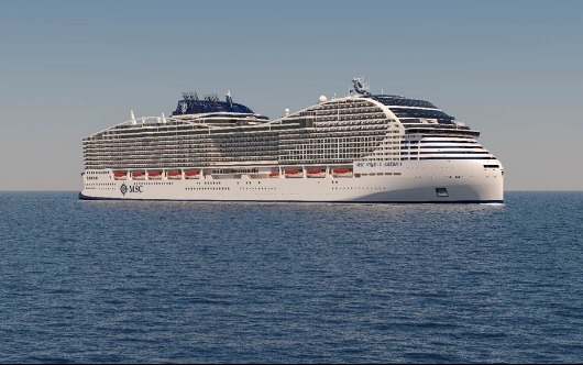 MSC World Europa Sets Sail For Naming Ceremony