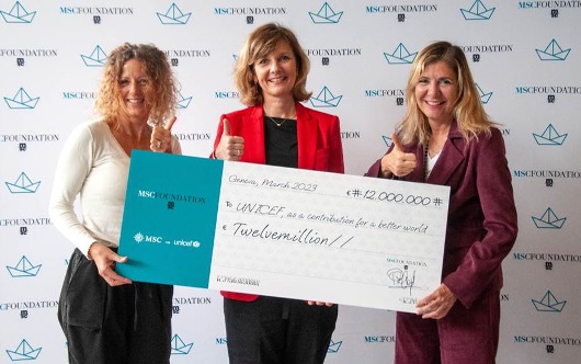 MSC Foundation, UNICEF Celebrate Landmark Donation