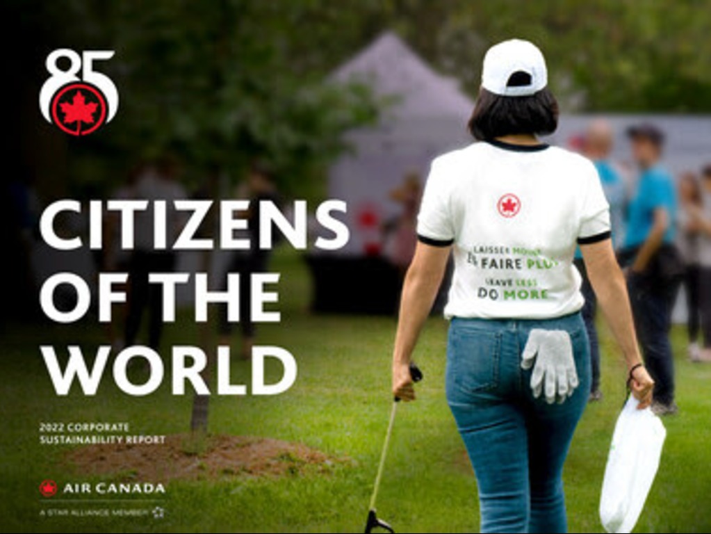 Air Canada Releases 2022 Citizens of the World Corporate Sustainability Report