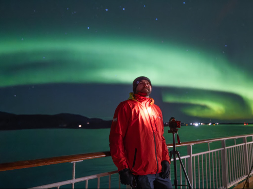 Hurtigruten names astronomer Tom Kerss as chief Aurora chaser