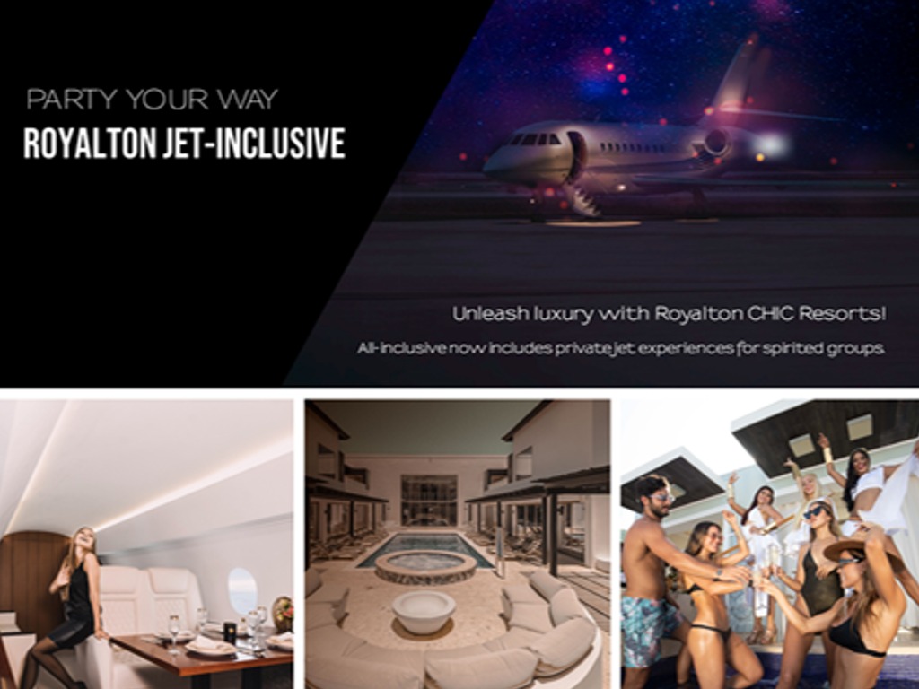 Royalton Chic introduces all-inclusive package with private jet