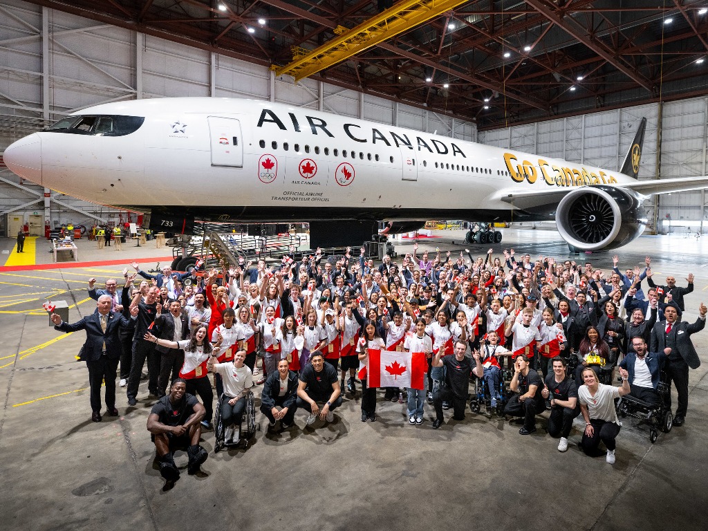 Air Canada is the official airline of Team Canada once more
