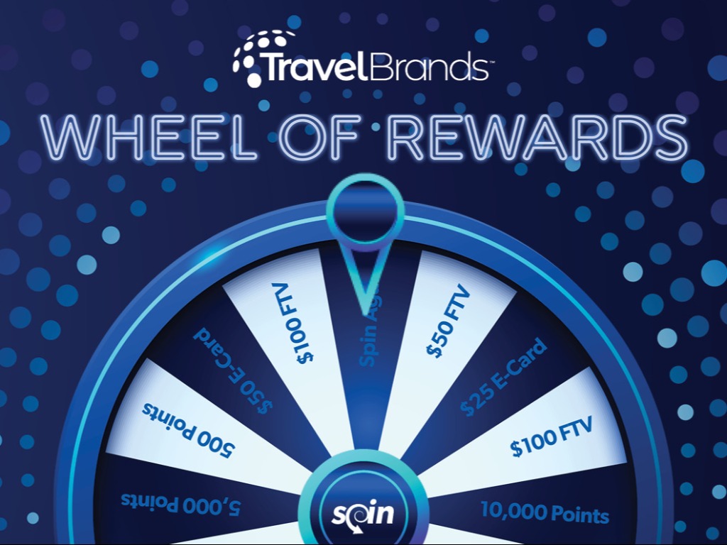 TravelBrands launches Wheel of Rewards for agents