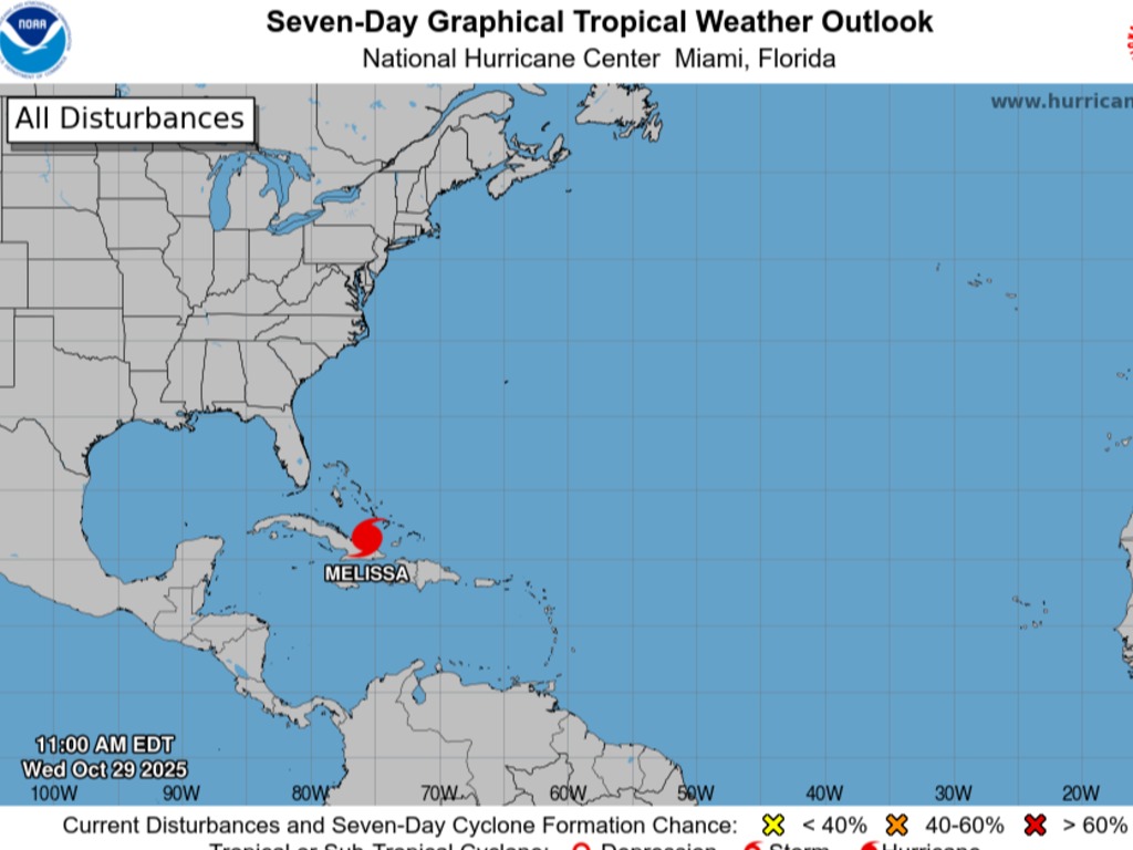CUBA Update: Melissa weakens to Category 2 after impacting Eastern Cuba