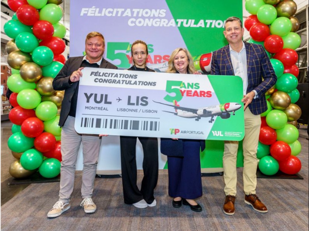 TAP Air Portugal Celebrates Five Years of Flying from Montreal