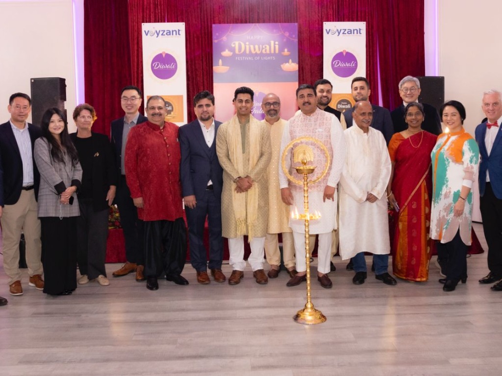 Voyzant brings industry together as it lights up Vancouver at Diwali celebration