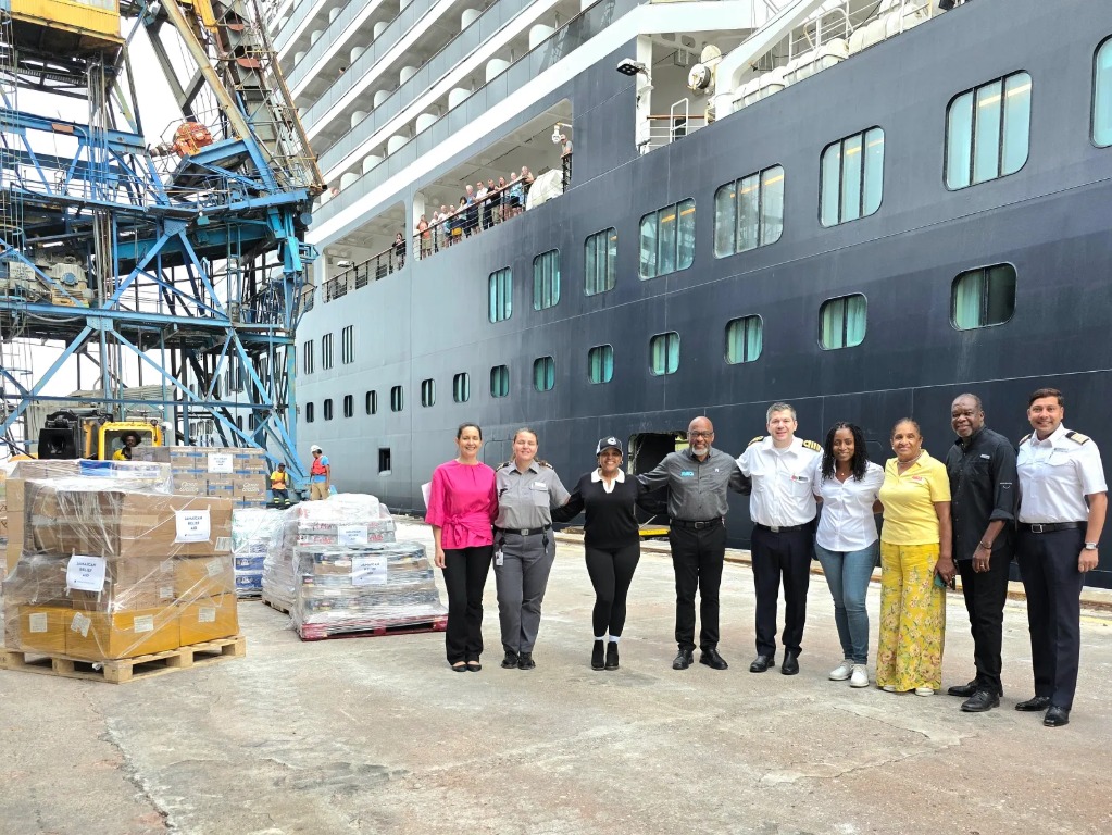 HAL’s Zuiderdam sails into Ocho Rios