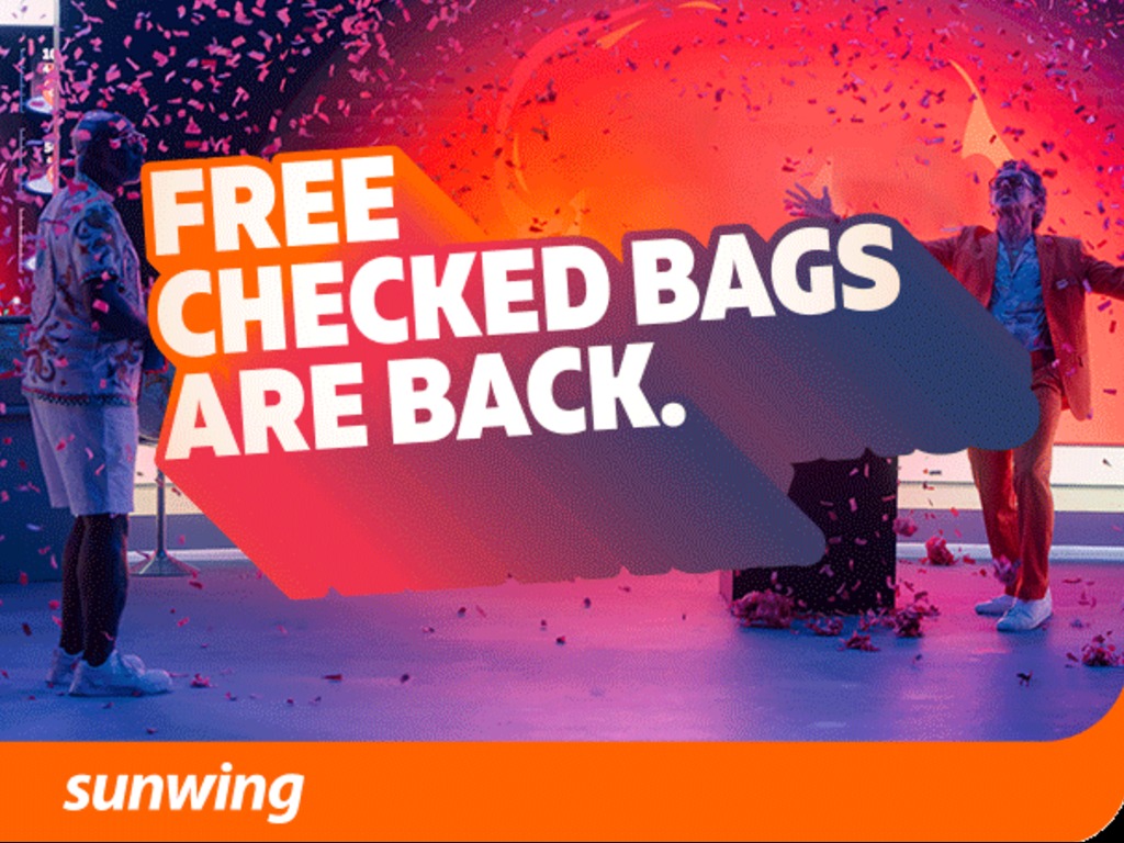 Sunwing brings back free first checked bag for all-inclusive packages