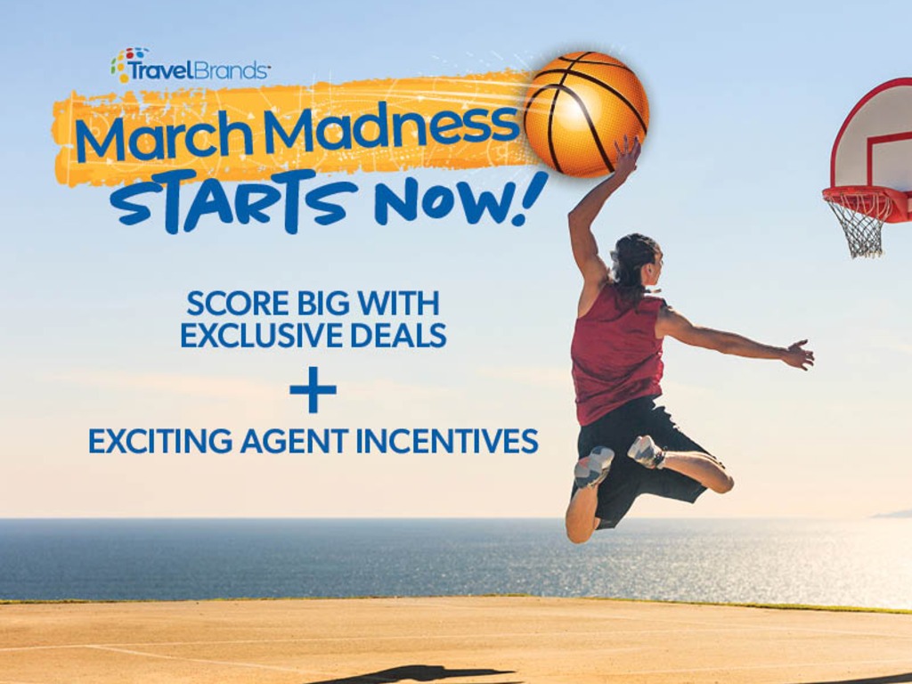 TravelBrands unveils March Madness incentives to boost March bookings