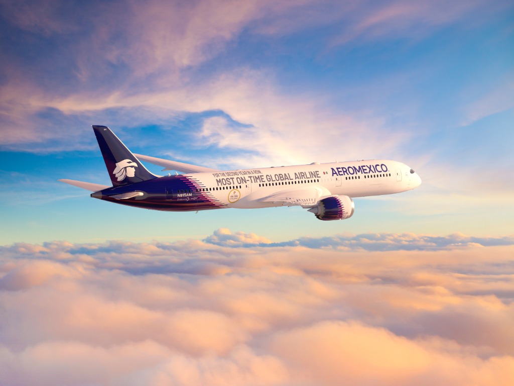 Aeromexico earns top marks for punctuality
