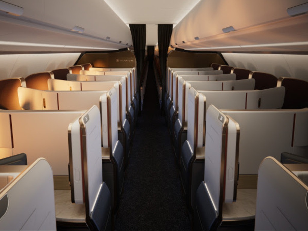 Air Canada unveils next generation Glowing Hearted Cabins