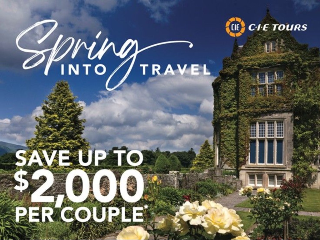 Spring into Travel with this CIE Tours promotion 