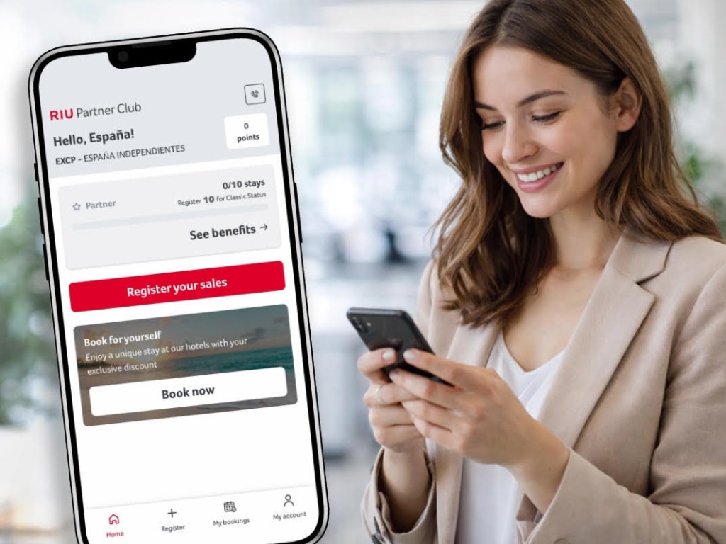 New mobile app launched for the RIU Partner Club