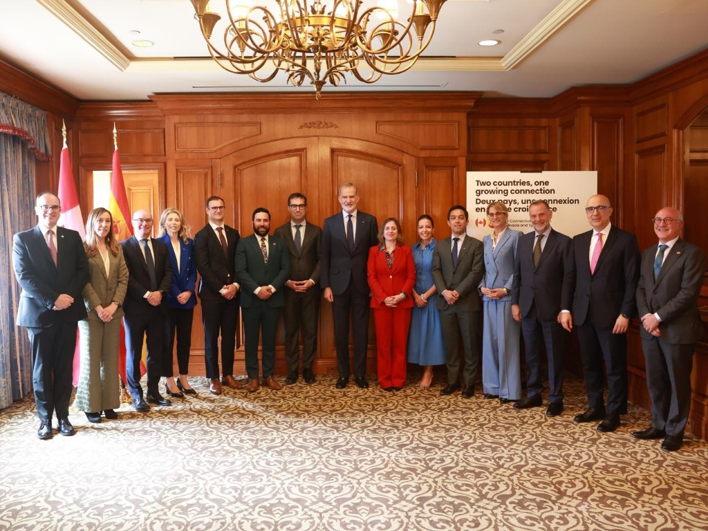 King of Spain meets with Canadian airline executives to celebrate ‘Two Countries, One Connection’