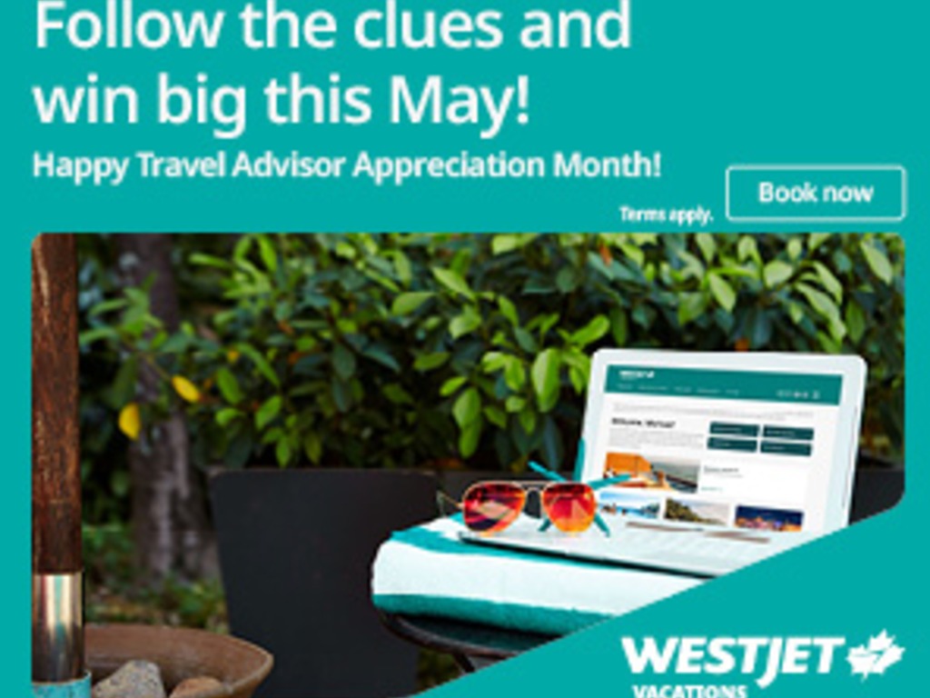 WestJet Vacations sending advisors on a May treasure hunt
