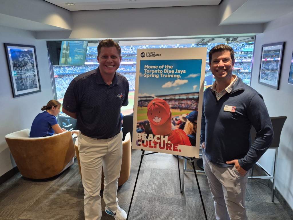 Visit St. Pete-Clearwater hits it out of the park at Jays game in Toronto