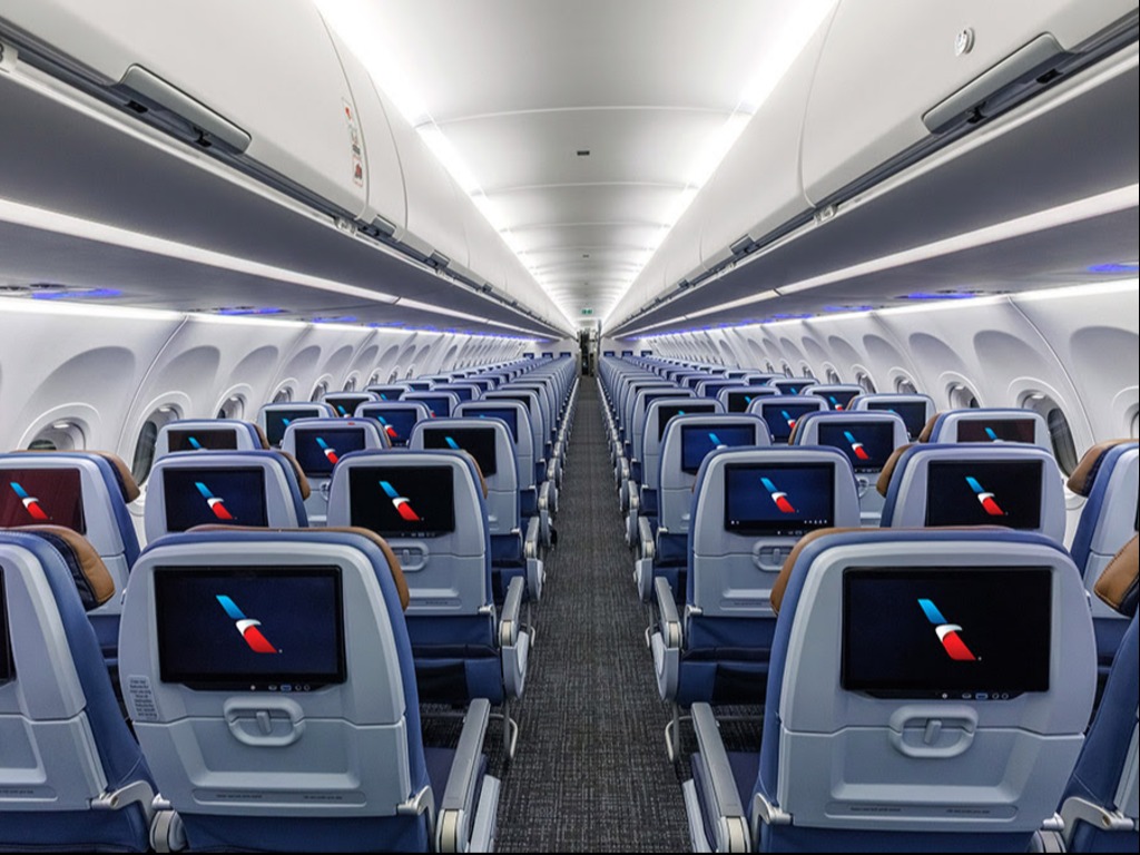 American takes off with fleetwide upgrade featuring seatback screens, more premium seats