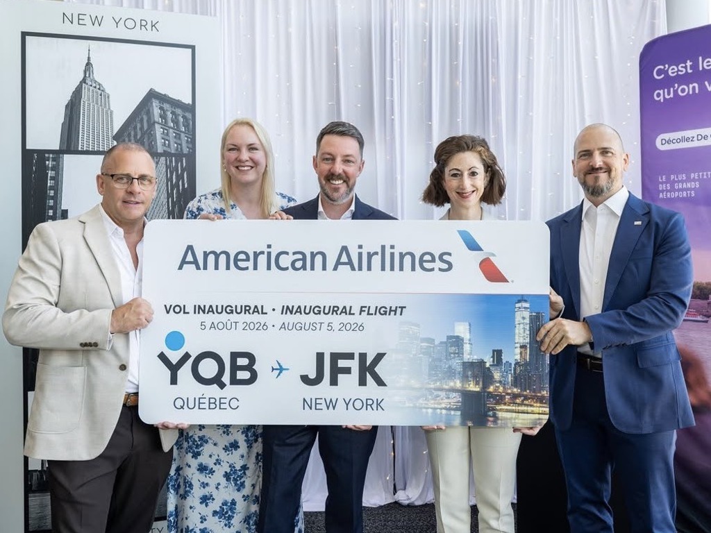 American Airlines launches new seasonal service to Quebec City, Calgary