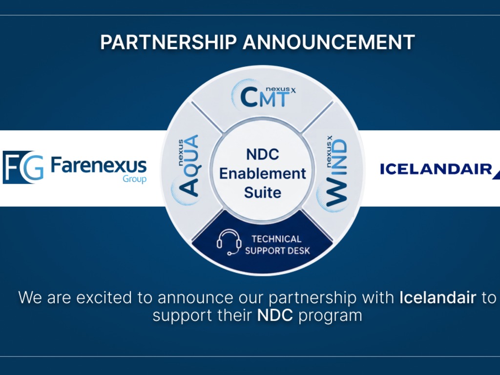 Farenexus partners with Icelandair to support carrier’s NDC program