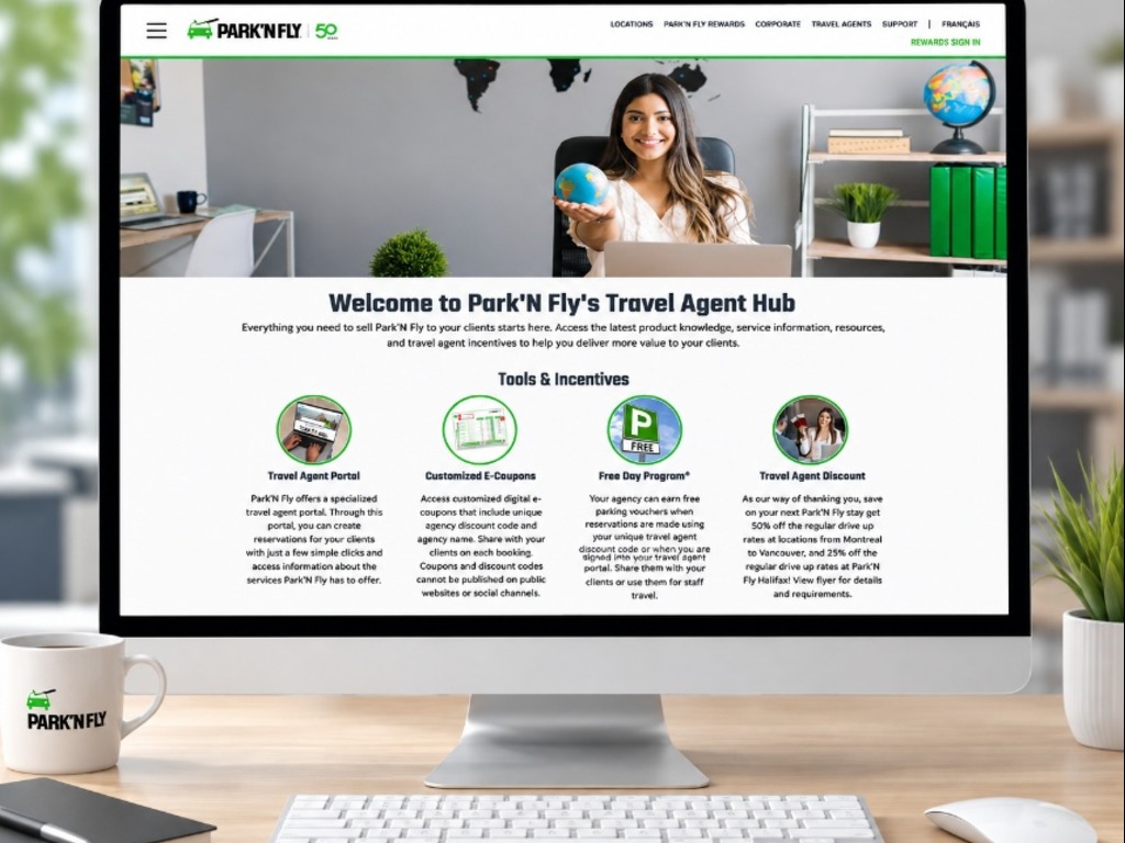 Park’N Fly launches new one-stop, travel agent hub