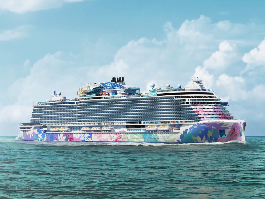 NCL’s Norwegian Bella open for booking for its inaugural season
