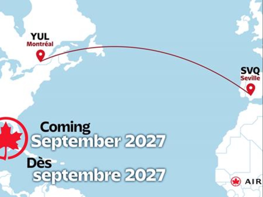 Air Canada adding Montreal to Seville service in 2027