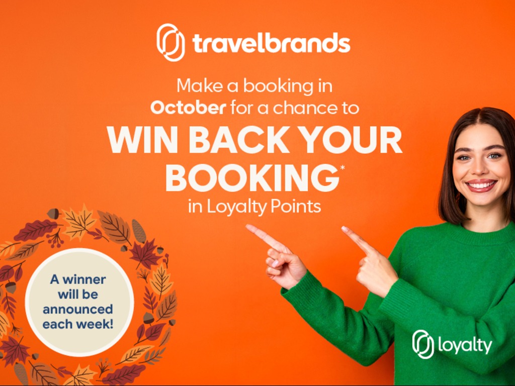 travelbrands gives Thanks with a Chance to Win Back Your Booking